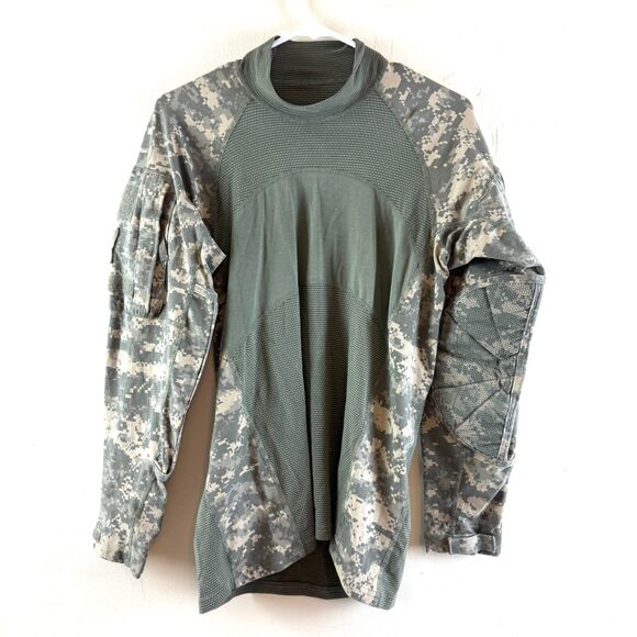 Massif Army Combat Shirt Size Medium Padded Tactical Military Digital Camouflage - Picture 1 of 9